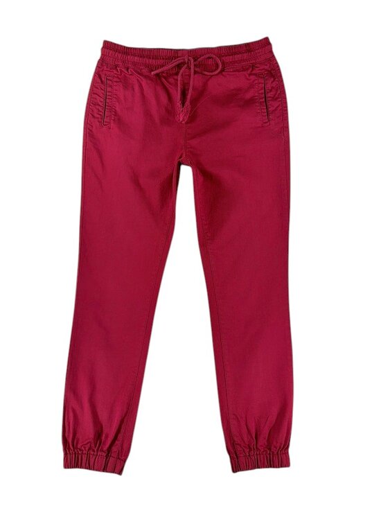 VIP Pants - Women's Burgundy Casual Jogger Pants Size 13/14 Elastic Waist Drawstring
